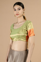 Green Stripe BlouseDSC08678 copy